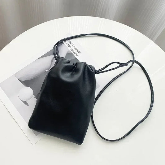 Women Leather Small Crossbody Bag Designer Cell Phone Bag