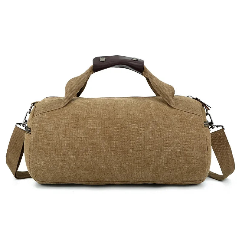 Durable Canvas Gym Duffel Bag – Multifunction Travel & Fitness Handbag for Men & Women