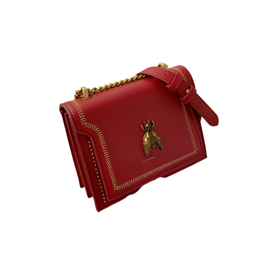 CGCBAG Retro-Bienen-Handtasche für Damen – 2024 Luxus-inspirierte Schulter- und Umhängetasche | Schlichtes, stilvolles und hochwertiges Leder