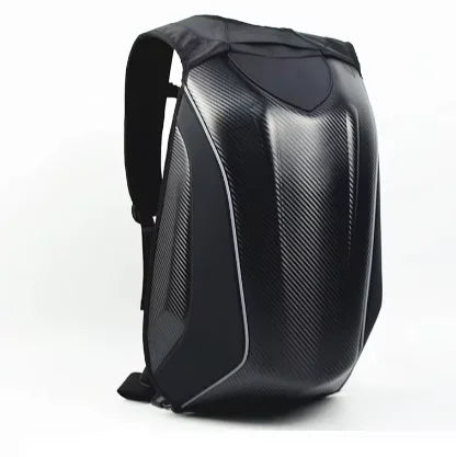 Wasserdichter Motorradrucksack aus Kohlefaser – Helmaufbewahrungstasche für Motocross, Rennen und Reisen (Sacoche Moto)