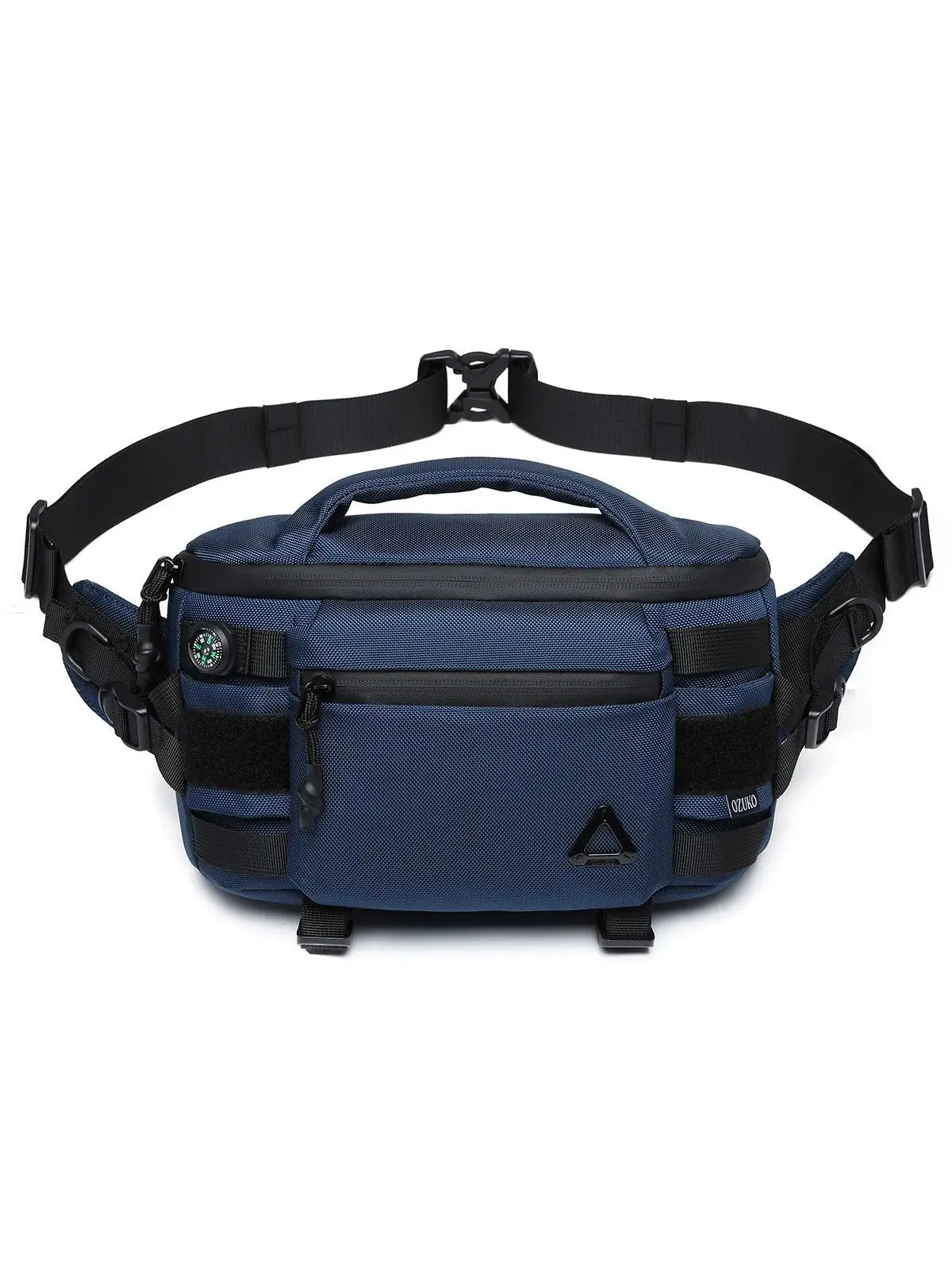 OZUKO Men's Waist Pack Outdoor Multi-functional  Tactical Sports Waterproof