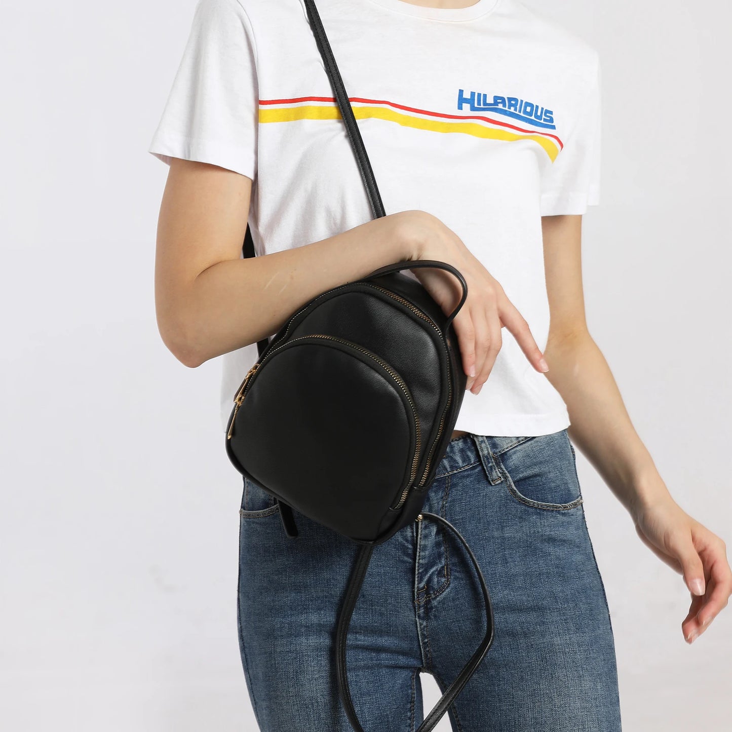 Miniature Backpack for Women – Cute PU Leather Travel Purse & Fashion Shoulder Bag