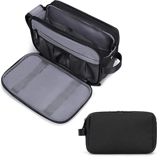 Men’s Toiletry Bag – Water-Resistant Travel Dopp Kit & Shaving Organizer for Bathroom or Dorm Essentials