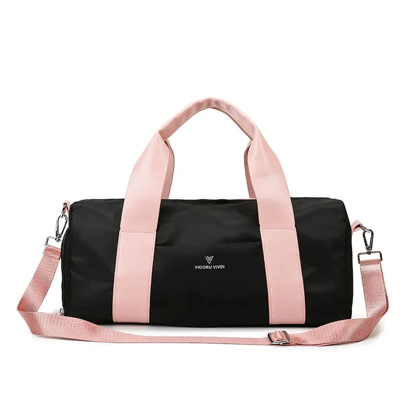 Sports Gym Handbag Women Fitness Swimming Training Bags Female Dance Yoga Mat