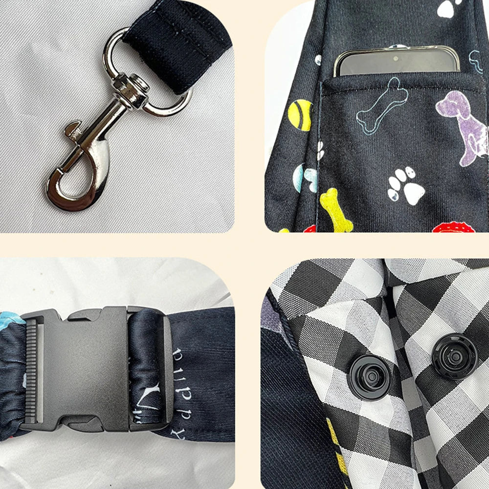 Kleine Hunde- und Katzentragetasche, Reisetasche, Welpen- und Kätzchen-Haustiertasche, atmungsaktiv, weichseitig