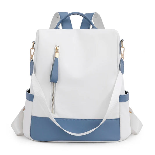 Stylish Women's Nylon Backpack – Lightweight Waterproof Shoulder Bag for Daily Use & Travel