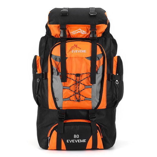 80L wasserdichter Reiserucksack – Großer Outdoor-Wander- und Campingrucksack zum Bergsteigen
