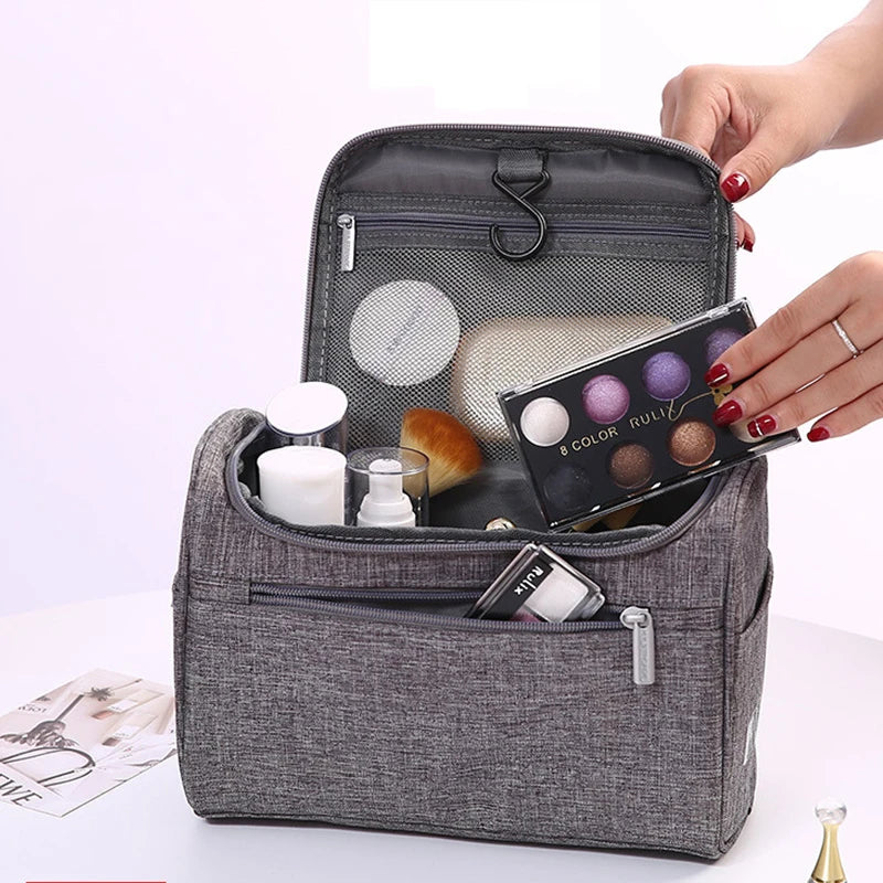 Hanging Travel Toiletry Bag – Portable Cosmetic & Makeup Organizer for Women & Men
