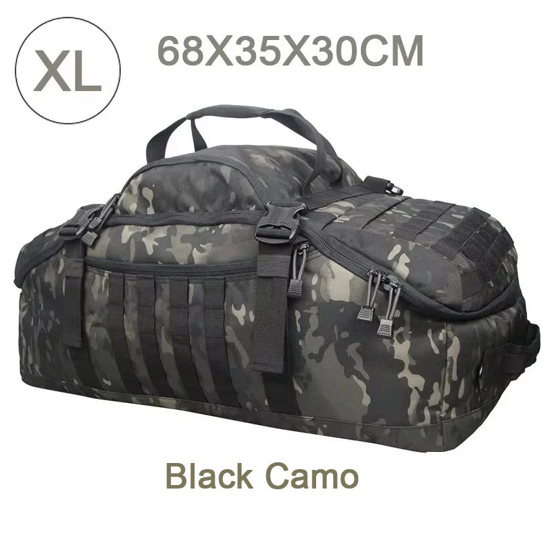LQARMY Taktischer Reiserucksack 60L/80L – Wander-, Camping- und Reiserucksack für Herren