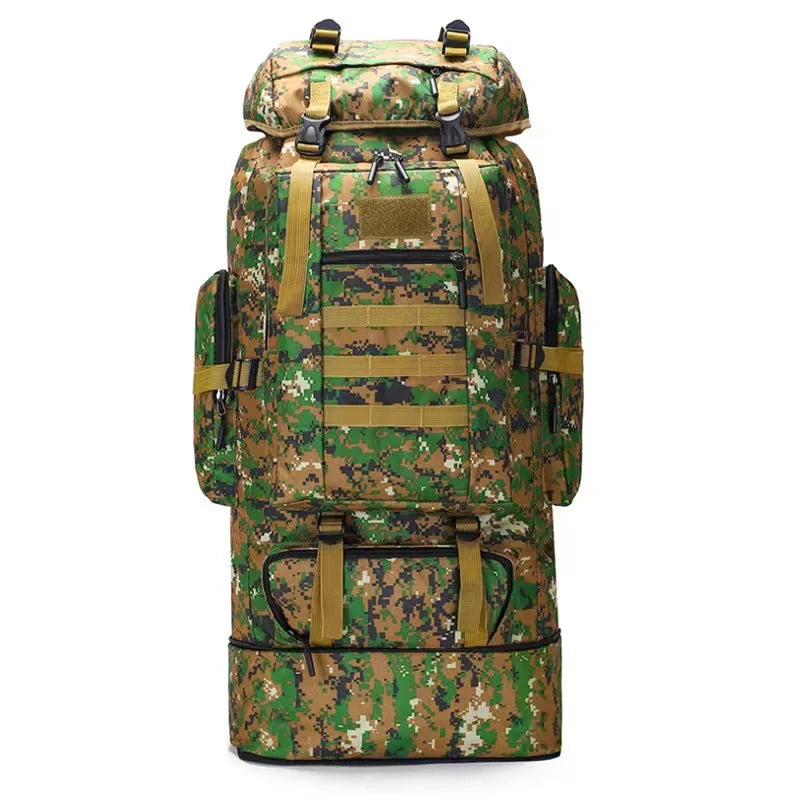 100L Tactical Backpack for Hiking, Camping, and Travel – Molle Bag