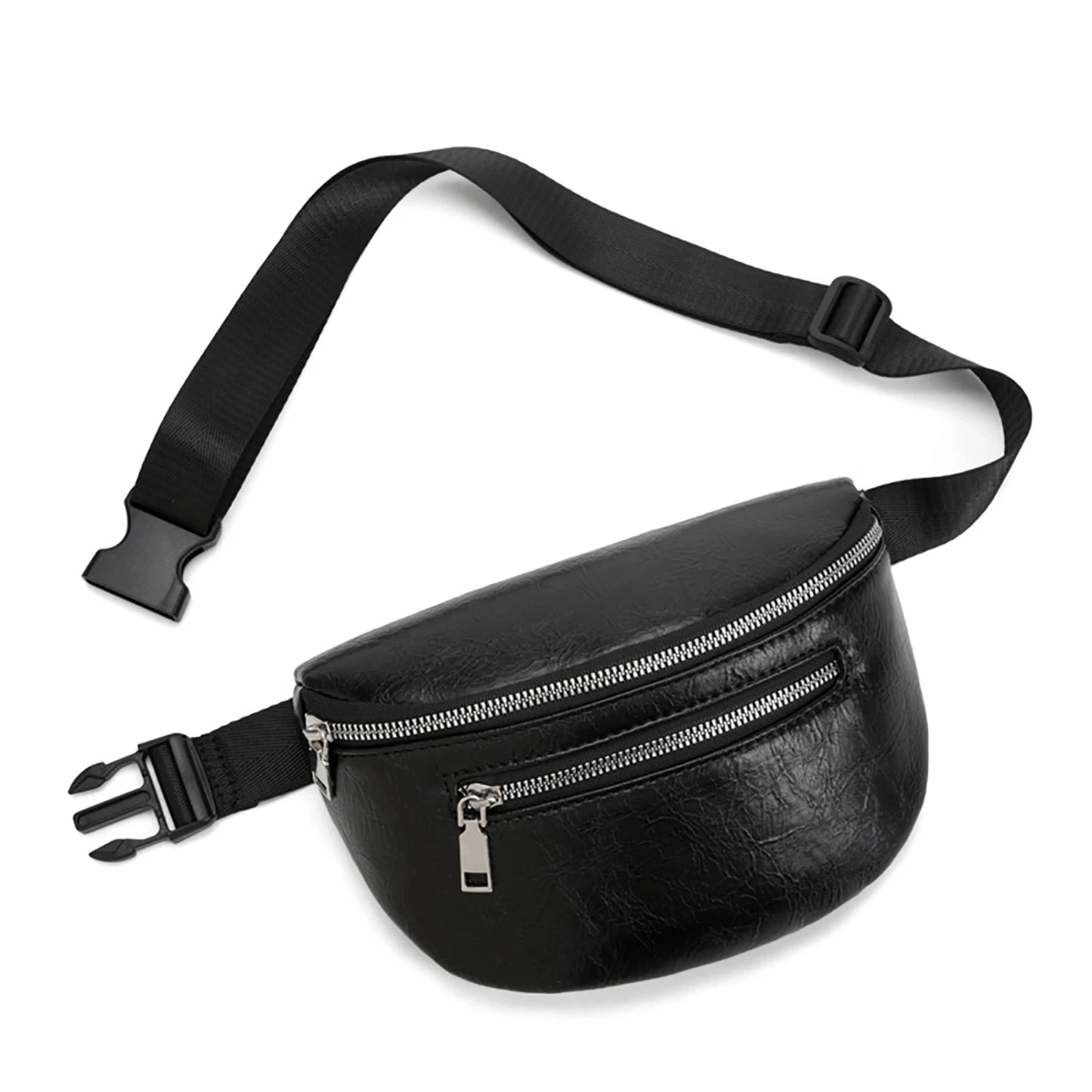Damen-Bauchtasche aus Leder – modische Hüfttasche mit verstellbarem Riemen und vielseitigem Design