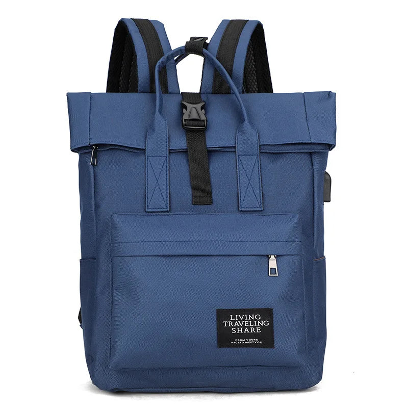 Laptop-Rucksack zum Umklappen für Damen – Lässiger Tagesrucksack für Mädchen, Schule und Reisen"
