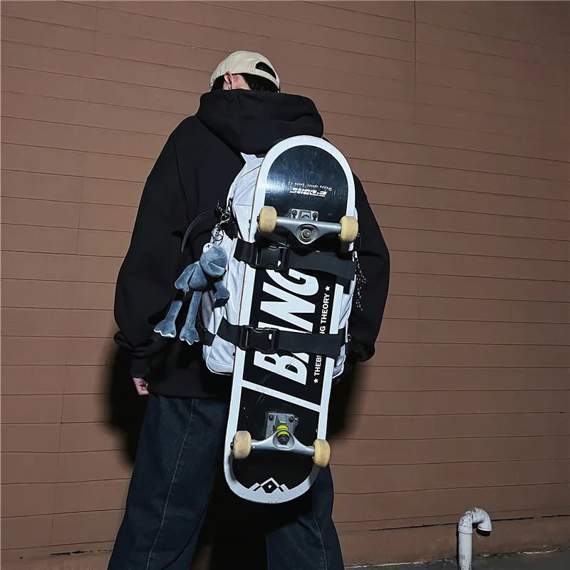 Skateboard Backpack – Cool School Bag for Men & Women