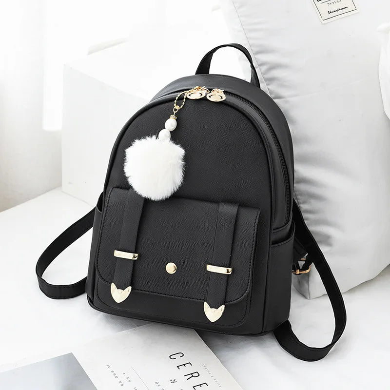 Fashion Mini Backpack for Women – Premium PU Leather, Lightweight & Compact for Everyday Carry"